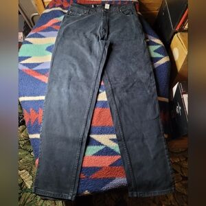 Vintage 90s Levi's Silver Tab Loose Jeans Mens 36x36 Black USA